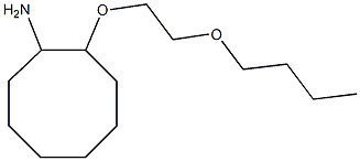 2-(2-butoxyethoxy)cyclooctan-1-amine Struktur