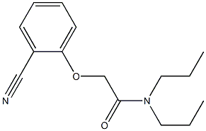 2-(2-cyanophenoxy)-N,N-dipropylacetamide Struktur