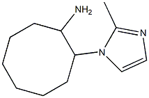 2-(2-methyl-1H-imidazol-1-yl)cyclooctanamine Struktur