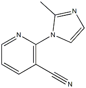 2-(2-methyl-1H-imidazol-1-yl)nicotinonitrile Struktur