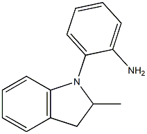 2-(2-methyl-2,3-dihydro-1H-indol-1-yl)aniline Struktur