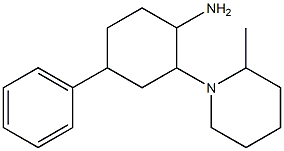 2-(2-methylpiperidin-1-yl)-4-phenylcyclohexanamine Struktur