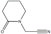 2-(2-oxopiperidin-1-yl)acetonitrile Struktur