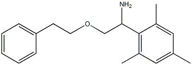 2-(2-phenylethoxy)-1-(2,4,6-trimethylphenyl)ethan-1-amine Struktur