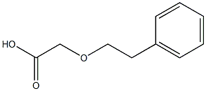 2-(2-phenylethoxy)acetic acid Struktur