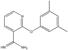 2-(3,5-dimethylphenoxy)pyridine-3-carboximidamide Struktur