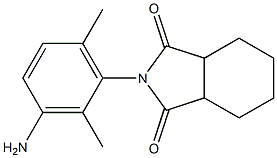 2-(3-amino-2,6-dimethylphenyl)hexahydro-1H-isoindole-1,3(2H)-dione Struktur