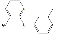 2-(3-ethylphenoxy)pyridin-3-amine Struktur