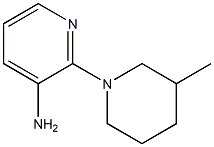 2-(3-methylpiperidin-1-yl)pyridin-3-amine Struktur