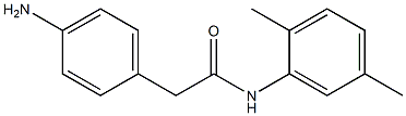 2-(4-aminophenyl)-N-(2,5-dimethylphenyl)acetamide Struktur