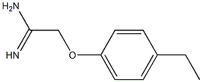 2-(4-ethylphenoxy)ethanimidamide Struktur