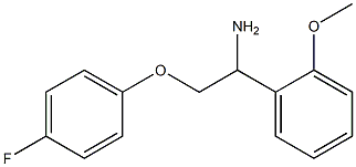 2-(4-fluorophenoxy)-1-(2-methoxyphenyl)ethanamine Struktur