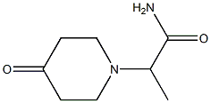 2-(4-oxopiperidin-1-yl)propanamide Struktur