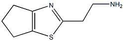 2-(5,6-dihydro-4H-cyclopenta[d][1,3]thiazol-2-yl)ethanamine Struktur