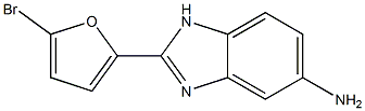 2-(5-bromo-2-furyl)-1H-benzimidazol-5-amine Struktur