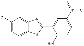 2-(5-chloro-1,3-benzothiazol-2-yl)-4-nitroaniline Struktur