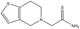 2-(6,7-dihydrothieno[3,2-c]pyridin-5(4H)-yl)ethanethioamide Struktur