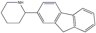 2-(9H-fluoren-2-yl)piperidine Struktur