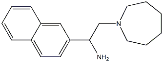 2-(azepan-1-yl)-1-(naphthalen-2-yl)ethan-1-amine Struktur