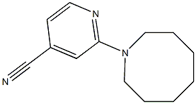 2-(azocan-1-yl)pyridine-4-carbonitrile Struktur