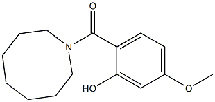 2-(azocan-1-ylcarbonyl)-5-methoxyphenol Struktur