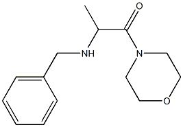 2-(benzylamino)-1-(morpholin-4-yl)propan-1-one Struktur