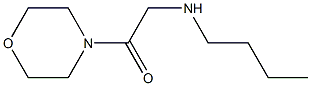 2-(butylamino)-1-(morpholin-4-yl)ethan-1-one Struktur