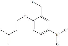 2-(chloromethyl)-1-(3-methylbutoxy)-4-nitrobenzene Struktur