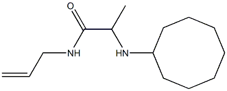 2-(cyclooctylamino)-N-(prop-2-en-1-yl)propanamide Struktur