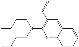 2-(dibutylamino)quinoline-3-carbaldehyde Struktur