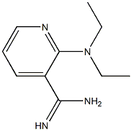 2-(diethylamino)pyridine-3-carboximidamide Struktur