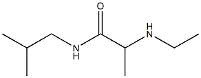 2-(ethylamino)-N-(2-methylpropyl)propanamide Struktur