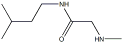 2-(methylamino)-N-(3-methylbutyl)acetamide Struktur