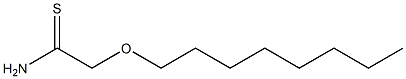 2-(octyloxy)ethanethioamide Struktur