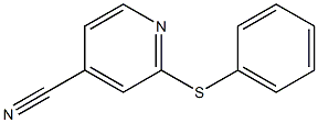 2-(phenylsulfanyl)pyridine-4-carbonitrile Struktur