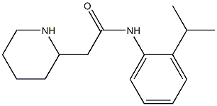 2-(piperidin-2-yl)-N-[2-(propan-2-yl)phenyl]acetamide Struktur