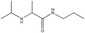 2-(propan-2-ylamino)-N-propylpropanamide Struktur