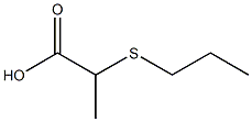 2-(propylthio)propanoic acid Struktur