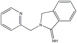 2-(pyridin-2-ylmethyl)-2,3-dihydro-1H-isoindol-1-imine Struktur