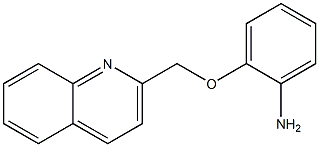 2-(quinolin-2-ylmethoxy)aniline Struktur