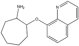 2-(quinolin-8-yloxy)cycloheptan-1-amine Struktur