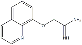 2-(quinolin-8-yloxy)ethanimidamide Struktur