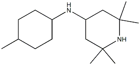 2,2,6,6-tetramethyl-N-(4-methylcyclohexyl)piperidin-4-amine Struktur