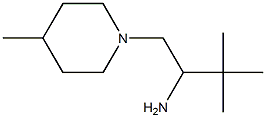 2,2-dimethyl-1-[(4-methylpiperidin-1-yl)methyl]propylamine Struktur