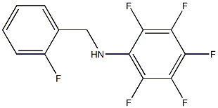 2,3,4,5,6-pentafluoro-N-[(2-fluorophenyl)methyl]aniline Struktur