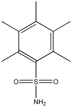 2,3,4,5,6-pentamethylbenzenesulfonamide Struktur