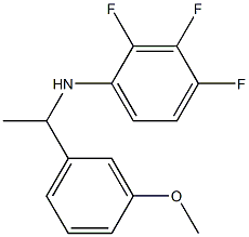 2,3,4-trifluoro-N-[1-(3-methoxyphenyl)ethyl]aniline Struktur