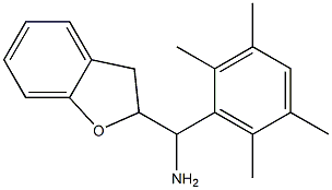 2,3-dihydro-1-benzofuran-2-yl(2,3,5,6-tetramethylphenyl)methanamine Struktur