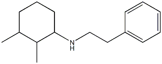 2,3-dimethyl-N-(2-phenylethyl)cyclohexan-1-amine Struktur