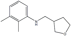 2,3-dimethyl-N-(oxolan-3-ylmethyl)aniline Struktur